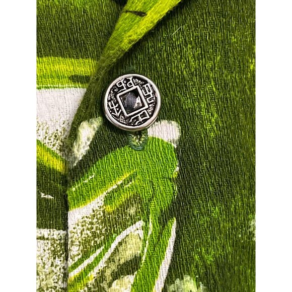 Vintage Royal Hawaiian Green Floral Aloha Shirt Men’s Size M – Made in Hawaii - Picture 3 of 5